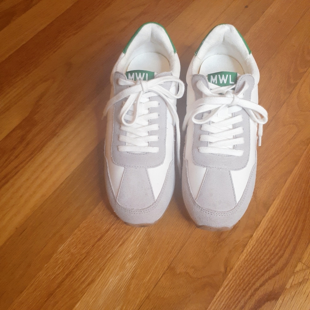 Madewell League Sneakers in Colorblock Leather Suede Size 7M   MADEWELL - Picture 1 of 7
